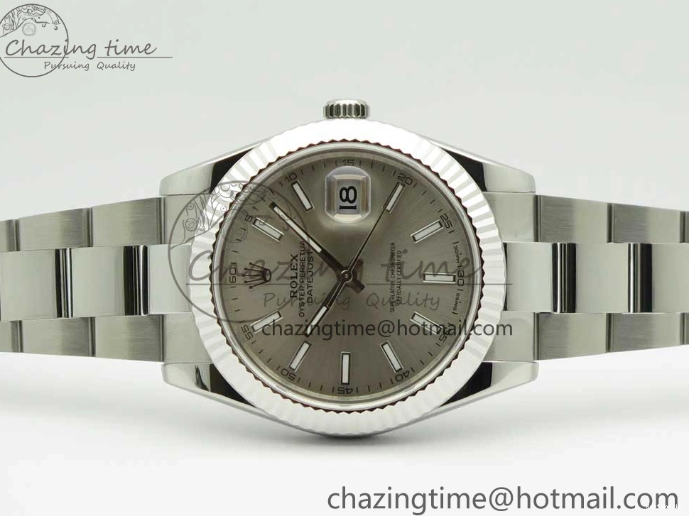 1229 DateJust II 126334 41mm SS BP Maker 1:1 Best Edition Silver Dial Fluted Bezel on Oyster Bracelet SunProtective 3326